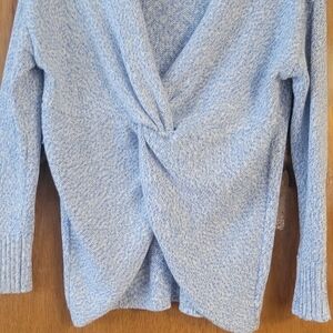 Women's Blue Knitted Sweater